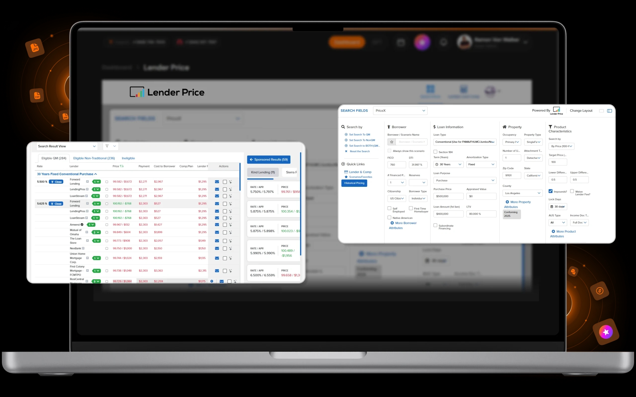 Predictive Pricing & Scenario Engine (Lender Price Integration)