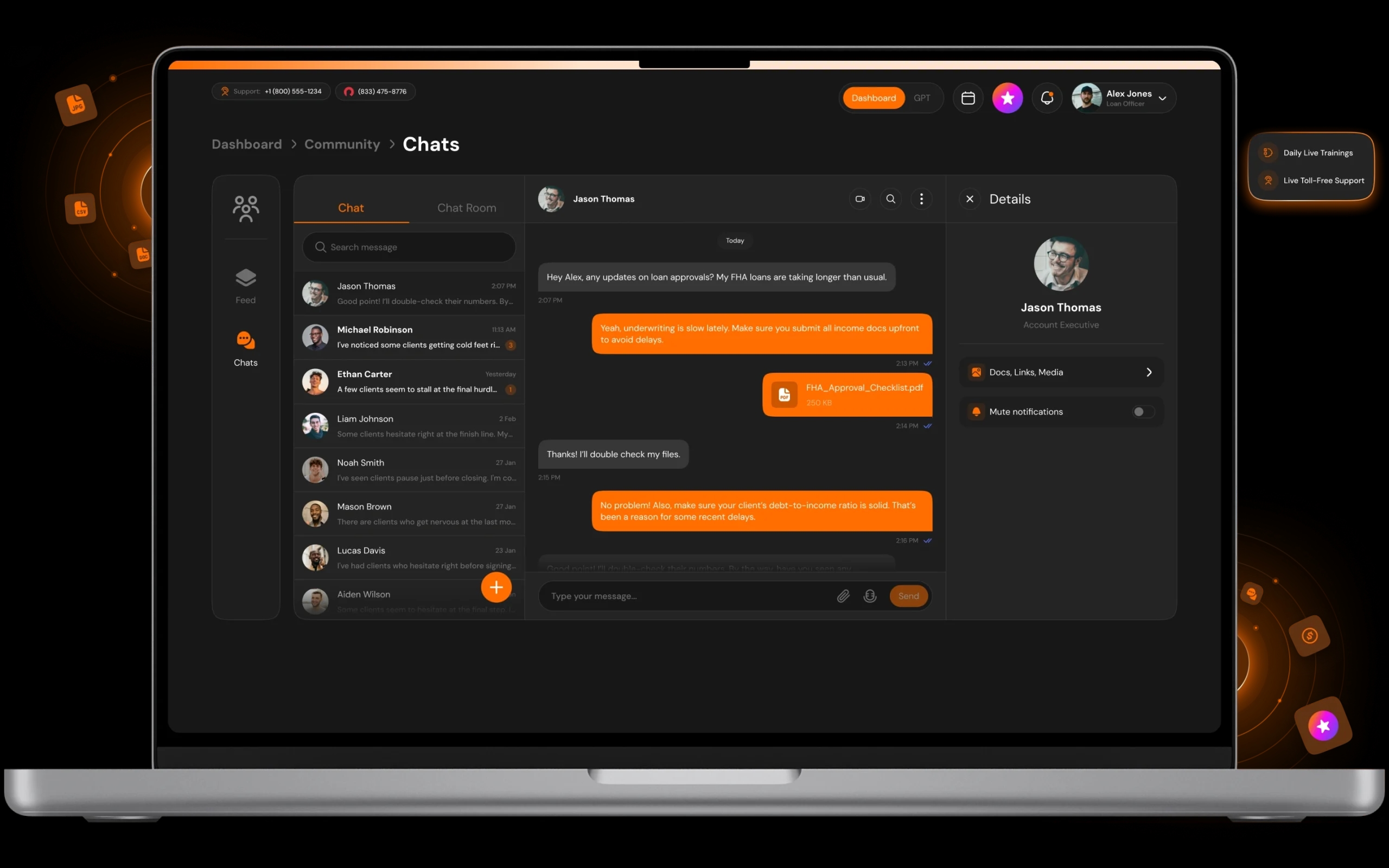 Collaboration Chat Rooms