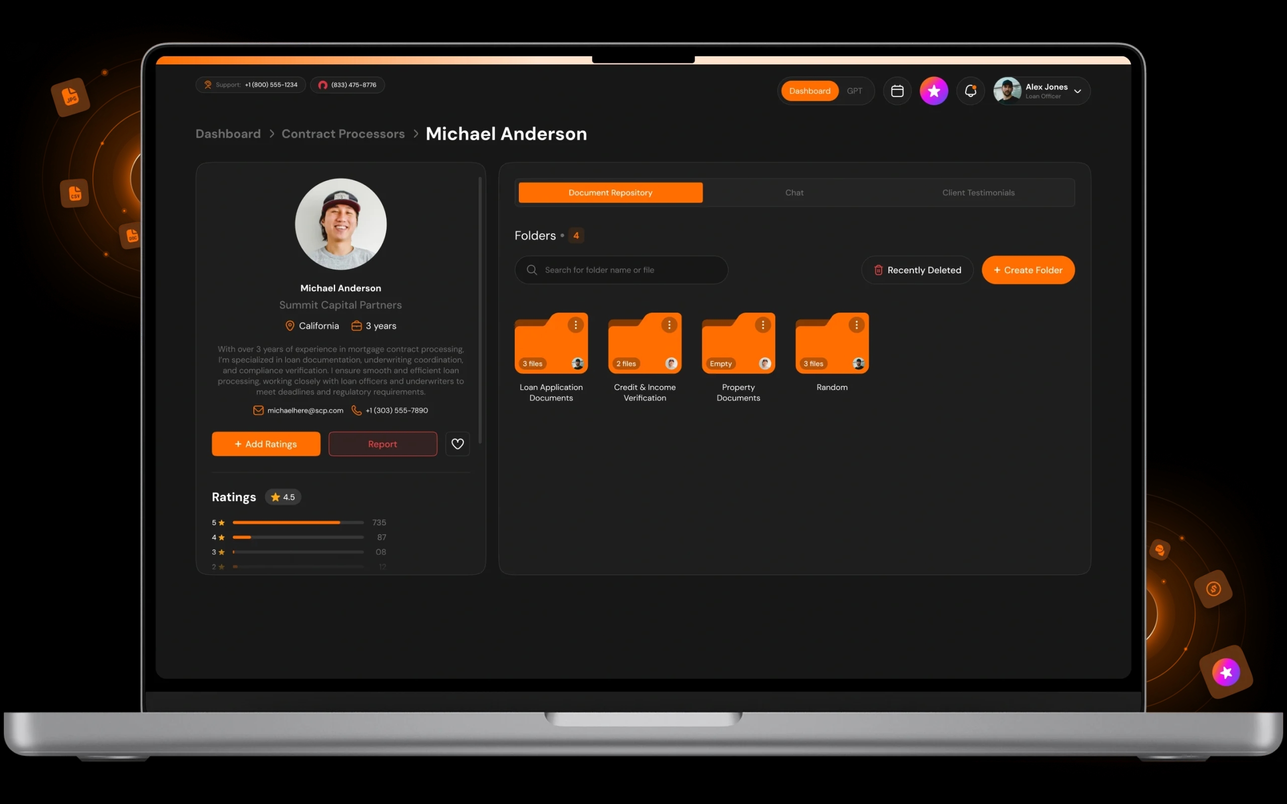 Document Exchange & Folder Collaboration