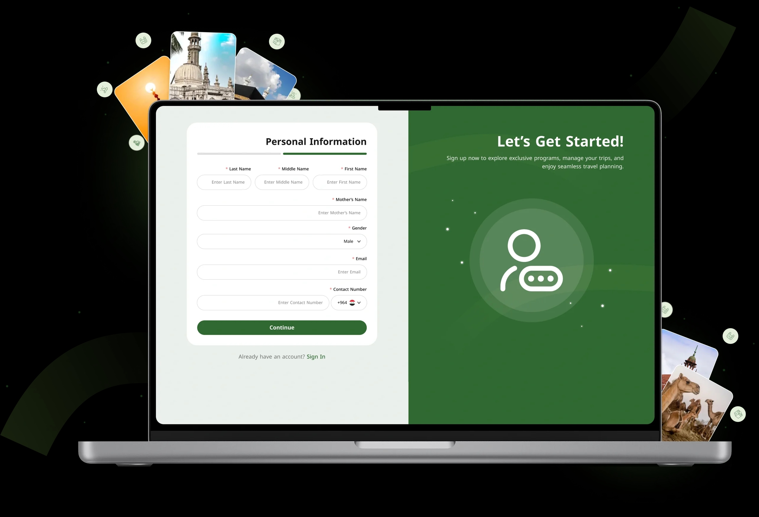 Tourist Registration